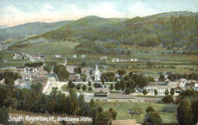 Royalton - South Royalton, Vermont VT Postcard