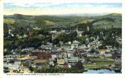 Harris Hill - St Johnsbury, Vermont VT Postcard