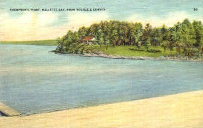 Malletts Bay - Thompsons Point, Vermont VT Postcard
