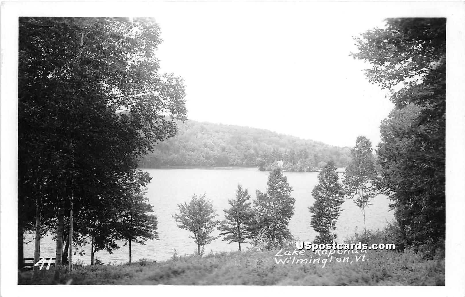 Lake Raponda - Wilmington, Vermont VT Postcard