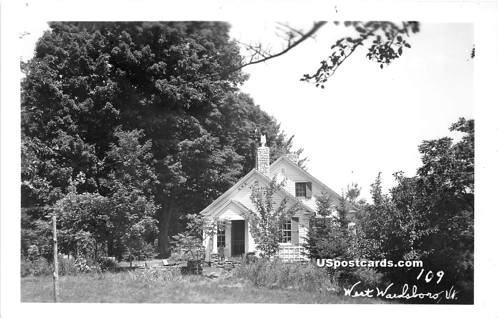Cottage - West Wardsboro, Vermont VT Postcard
