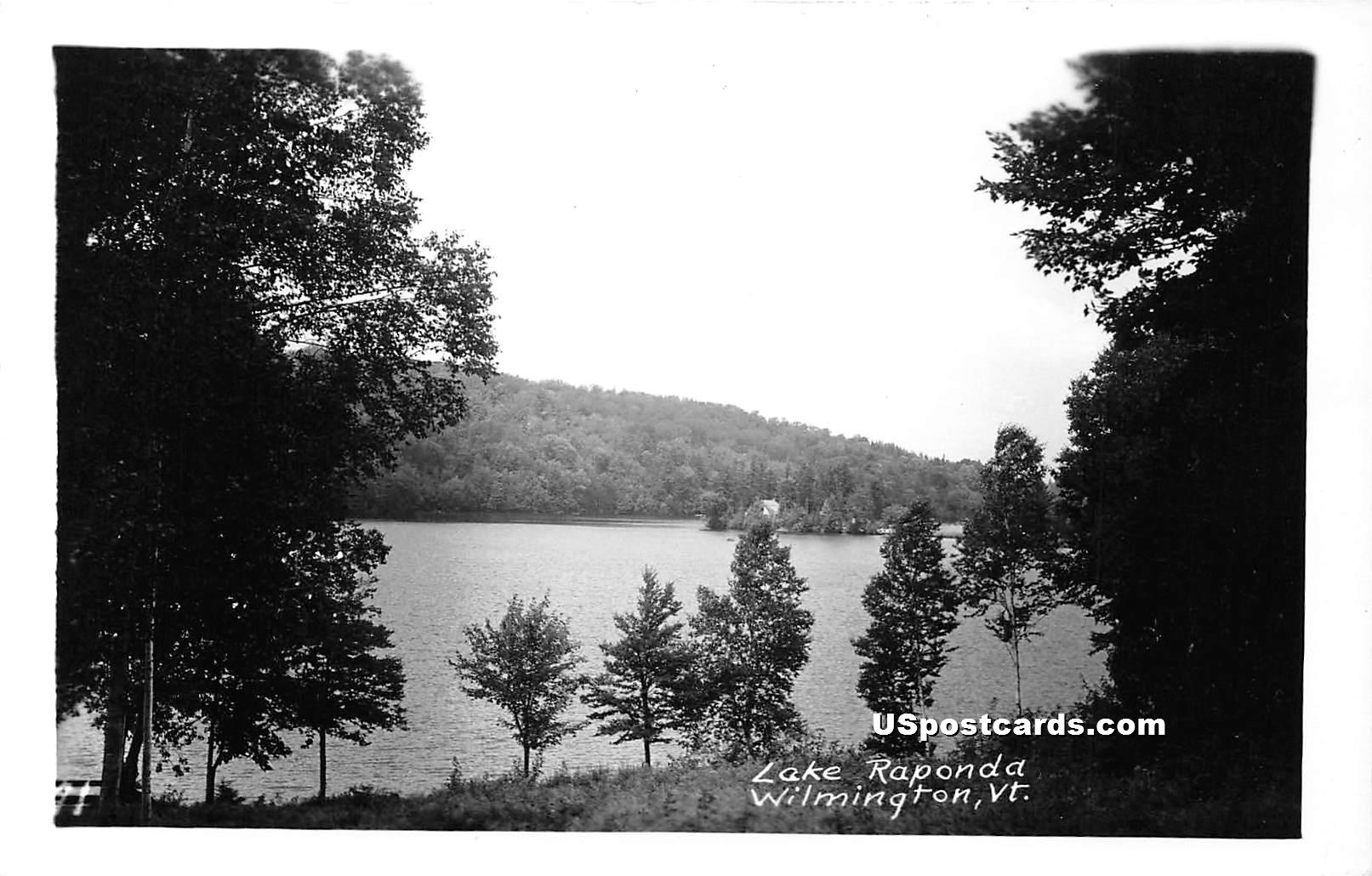 Lake Raponda - Wilmington, Vermont VT Postcard