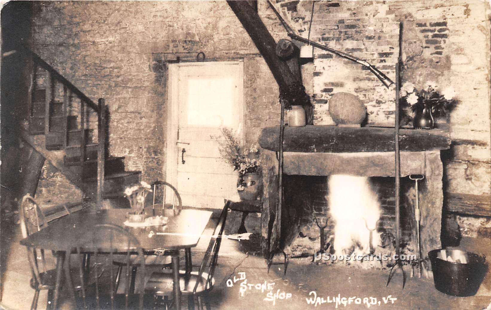 Old Stone Shop - Wallingford, Vermont VT Postcard