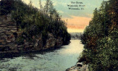 Winooski River - Vermont VT Postcard
