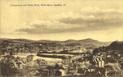 White River - White River Junction, Vermont VT Postcard