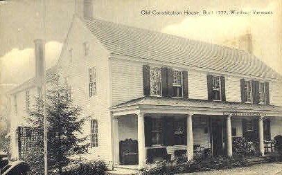 Constitution House - Windsor, Vermont VT Postcard