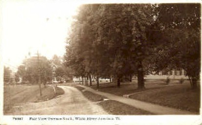 Fair View Terrace - White River Junction, Vermont VT Postcard