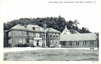 High School - White River Junction, Vermont VT Postcard