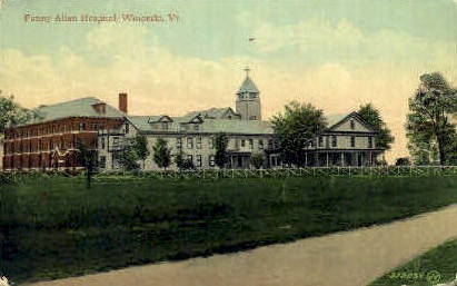 Fanny Allen Hospital - Winooski, Vermont VT Postcard