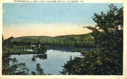Runnemede Lake - Windsor, Vermont VT Postcard