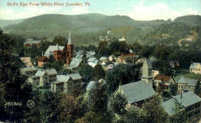 White River Junction - Vermont VT Postcard