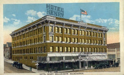 Hotel Henry - Bellingham, Washington WA Postcard