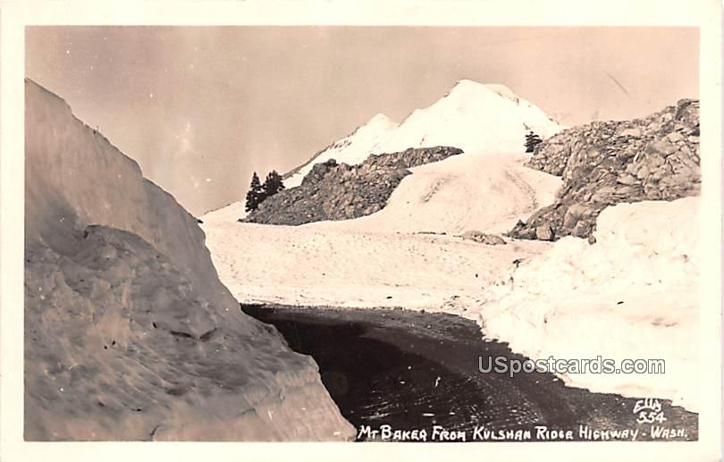 Mount Baker - Bellingham, Washington WA Postcard