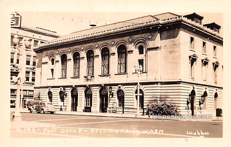 Post Office - Bellingham, Washington WA Postcard