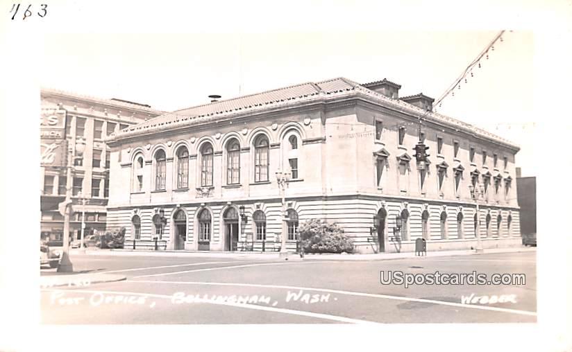 Post Office - Bellingham, Washington WA Postcard