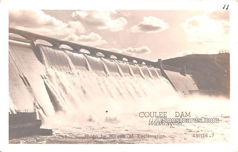 Photo by Bureau of Reclamation - Coulee Dam, Washington WA Postcard