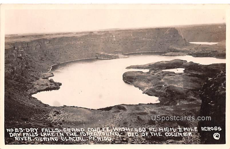 Dry Falls - Grand Coulee, Washington WA Postcard