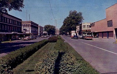 Boulevard - Longview, Washington WA Postcard