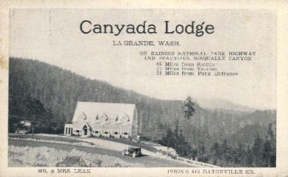 Mr. & Mrs. Leak - La Grande, Washington WA Postcard