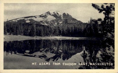Shadow Lake - Mt. Adams, Washington WA Postcard