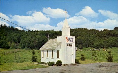 Wayside Chapel - Mt. Rainer National Park, Washington WA Postcard