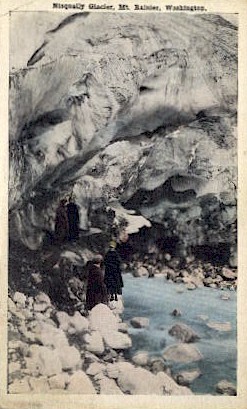 Nisqually Glacier - Mt. Rainer National Park, Washington WA Postcard