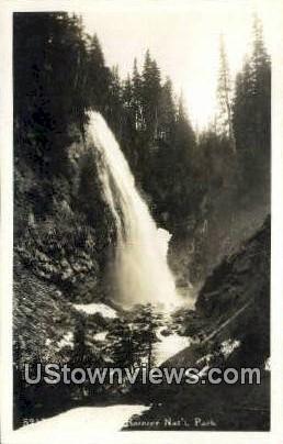 Real Photo - Rainier National Park, Washington WA Postcard