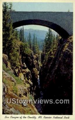 Box Canyon - Mt. Rainier National Park, Washington WA Postcard