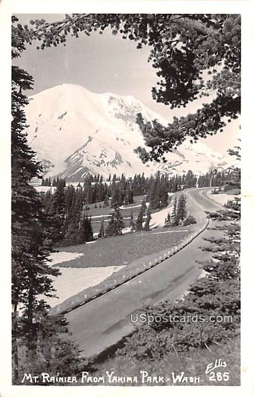 From Yakima Park - Mount Rainier, Washington WA Postcard