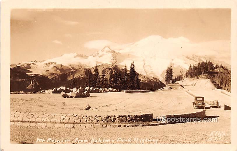 From Yakima Park Highway - Mount Rainier, Washington WA Postcard