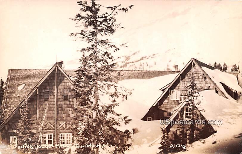 Paradise Lodge - Mount Rainier, Washington WA Postcard