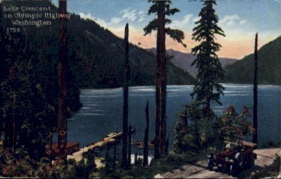 Lake Crescent - Olympia, Washington WA Postcard