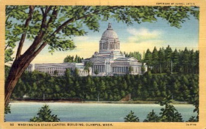 Washington State Capitol   - Olympia Postcard