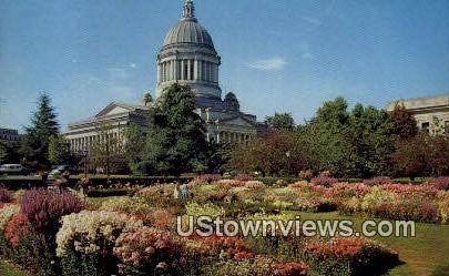 Sunken Gardens, State Capitol - Olympia, Washington WA Postcard