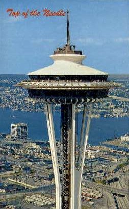 Space Needle  - Seattle, Washington WA Postcard