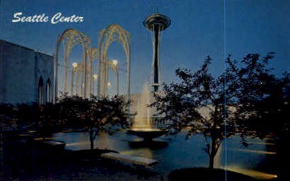 Seattle Center - Washington WA Postcard
