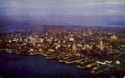 Seattles Many Waterways - Washington WA Postcard