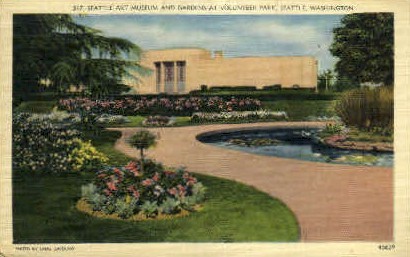 Seattle Art Museum and Gardens  - Washington WA Postcard