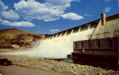 Grand Coulee Dam - Misc, Washington WA Postcard