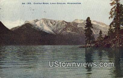 Castle Rock - Lake Chelan, Washington WA Postcard