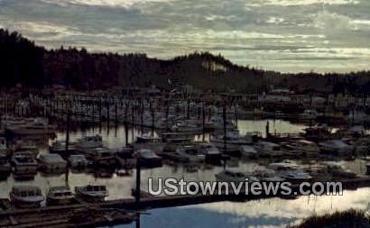 Sunset Highway, Lake Keechelus - Ilwaco Port, Washington WA Postcard