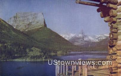 St Mary Lake - Glacier National Park, Washington WA Postcard
