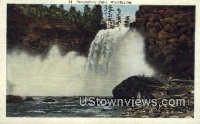 Snoqualmie Falls, WA     ;     Snoqualmie Falls, Washington Postcard