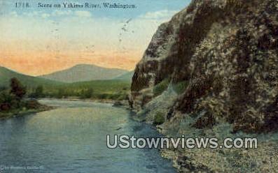 Yakima River, Wash,     ;     Yakima River, WA - Washington WA Postcard