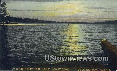 Lake Whatcom - Bellingham, Washington WA Postcard