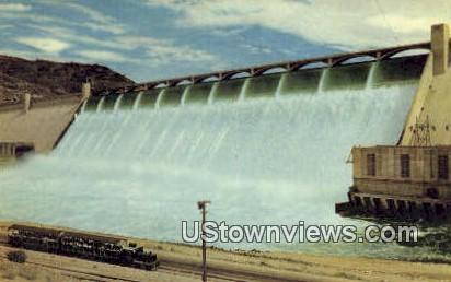 Grand Coulee Dam, WA     ;     Grand Coulee Dam, Washington Postcard