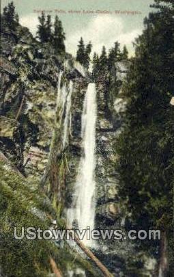 Rainbow Falls - Lake Chelan, Washington WA Postcard