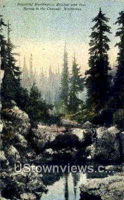 Cascade Mountains, Wash,     ;     Cascade Mountains, WA - Washington WA Postcard