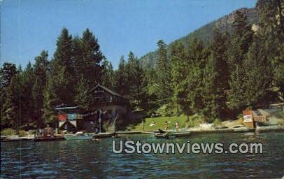 Kelly's Resort - Lake Chelan, Washington WA Postcard