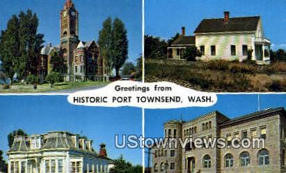 Jefferson County Court House - Port Townsend, Washington WA Postcard